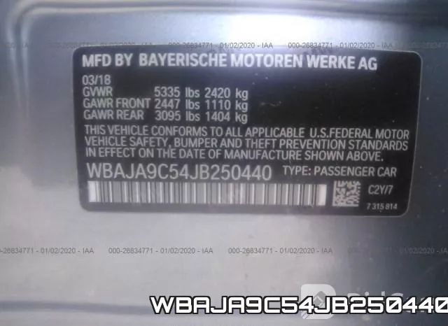WBAJA9C54JB250440