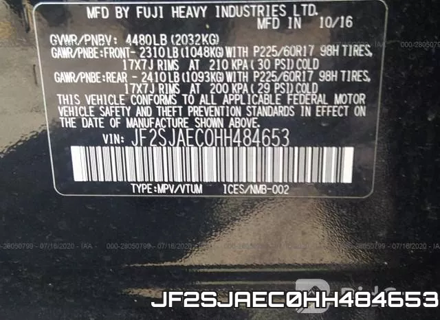 JF2SJAEC0HH484653