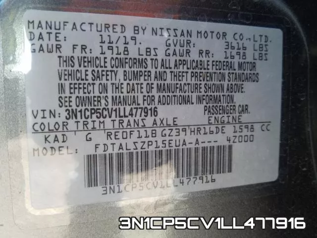 3N1CP5CV1LL477916