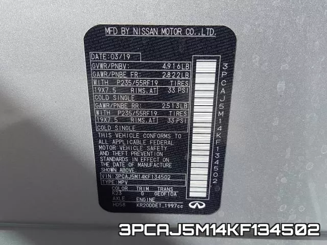 3PCAJ5M14KF134502