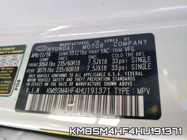 KM8SM4HF4HU191371