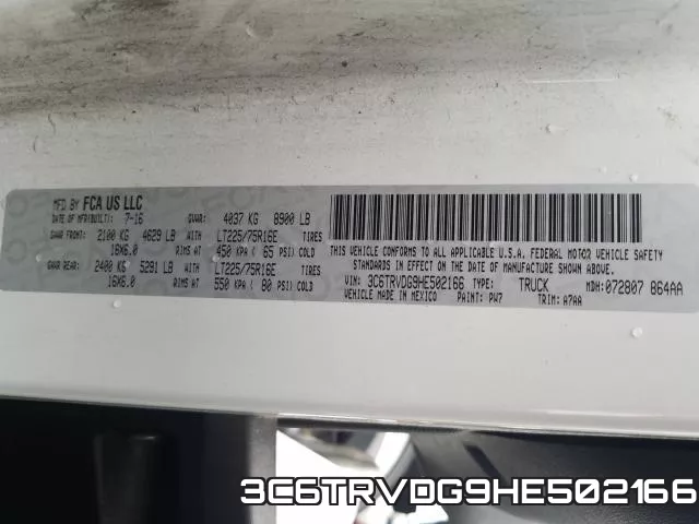 3C6TRVDG9HE502166