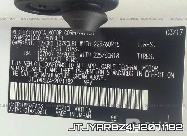 JTJYARBZ4H2071182