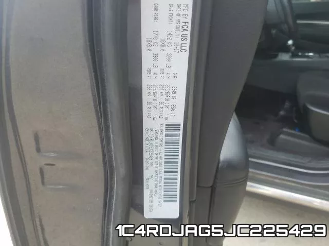1C4RDJAG5JC225429