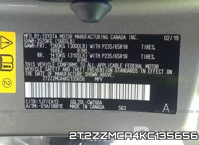 2T2ZZMCA4KC135656