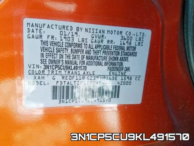 3N1CP5CU9KL491570