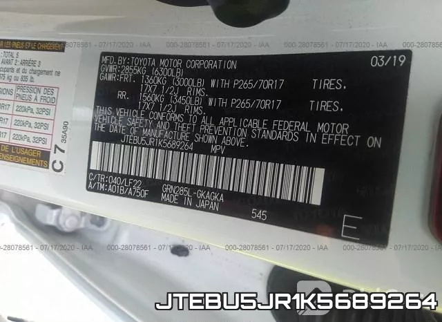 JTEBU5JR1K5689264