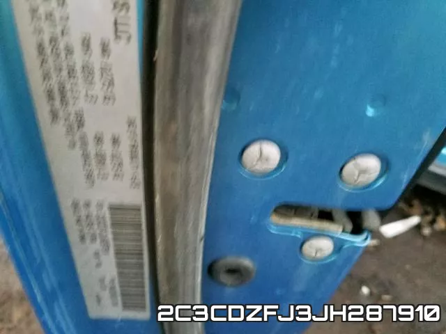 2C3CDZFJ3JH287910