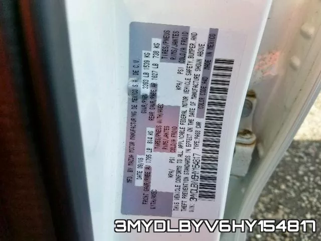 3MYDLBYV6HY154817