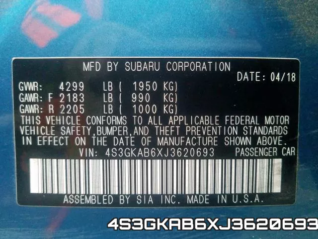 4S3GKAB6XJ3620693