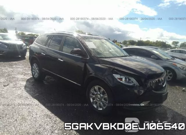 5GAKVBKD0EJ106540