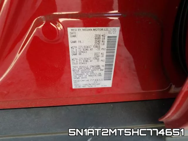 5N1AT2MT5HC774651