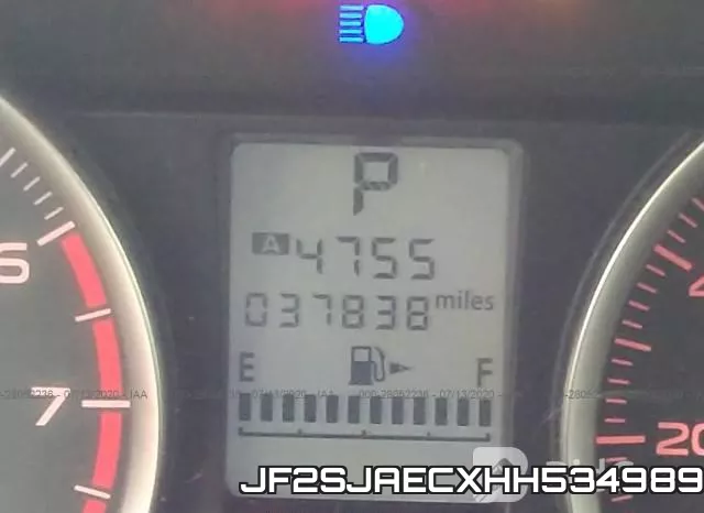 JF2SJAECXHH534989