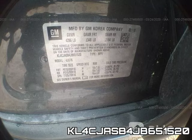 KL4CJASB4JB651520