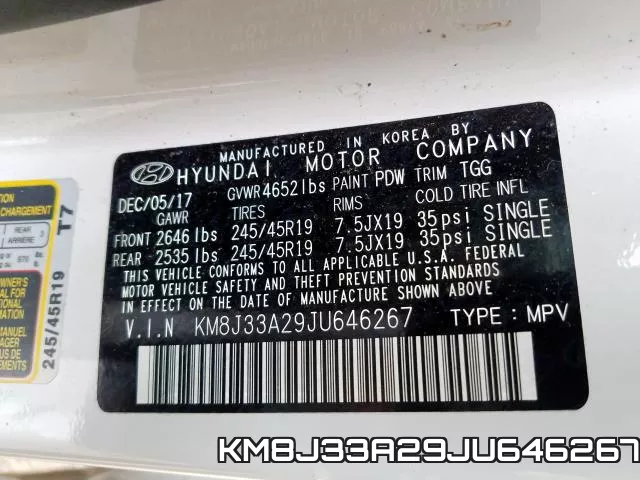 KM8J33A29JU646267