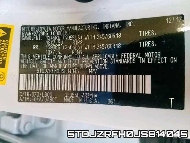 5TDJZRFH0JS814045