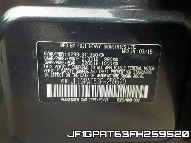 JF1GPAT63FH259520