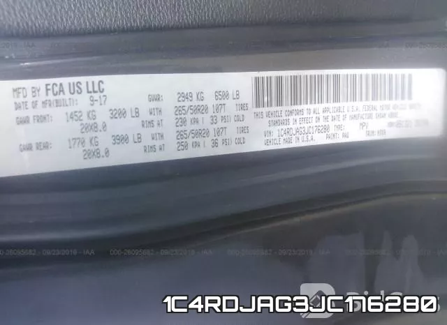 1C4RDJAG3JC176280