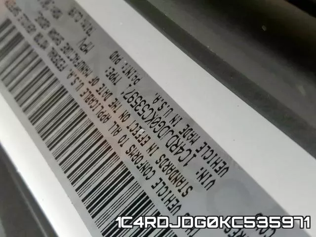 1C4RDJDG0KC535971