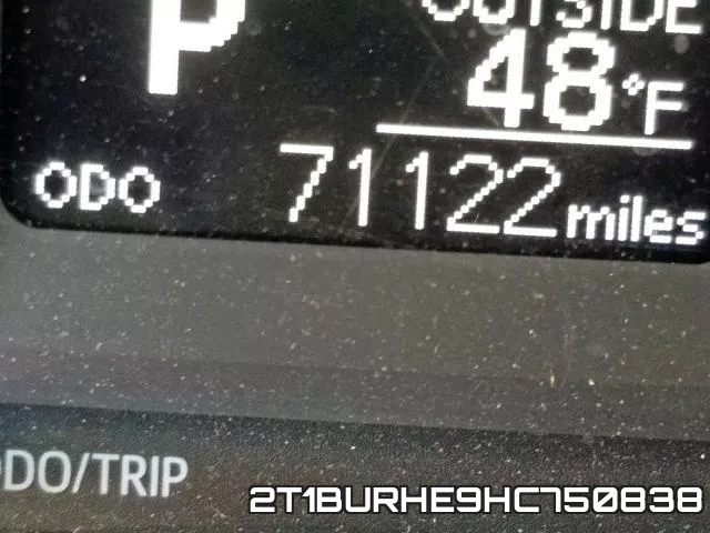 2T1BURHE9HC750838