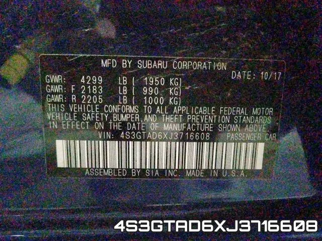 4S3GTAD6XJ3716608