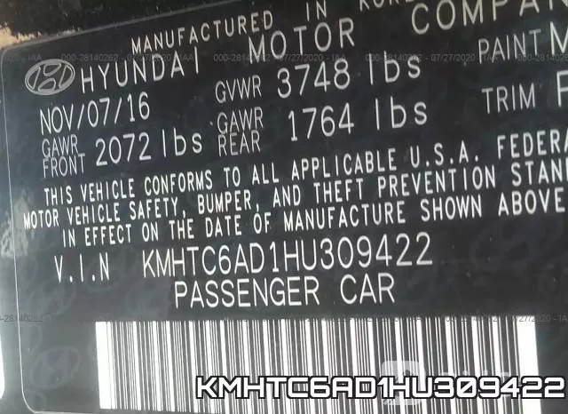 KMHTC6AD1HU309422