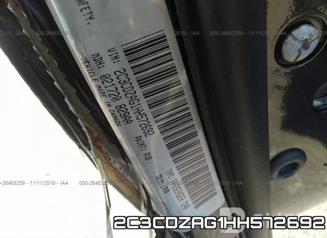 2C3CDZAG1HH572692