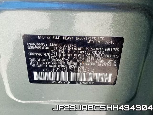 JF2SJABC5HH434304