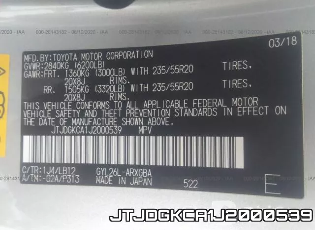 JTJDGKCA1J2000539