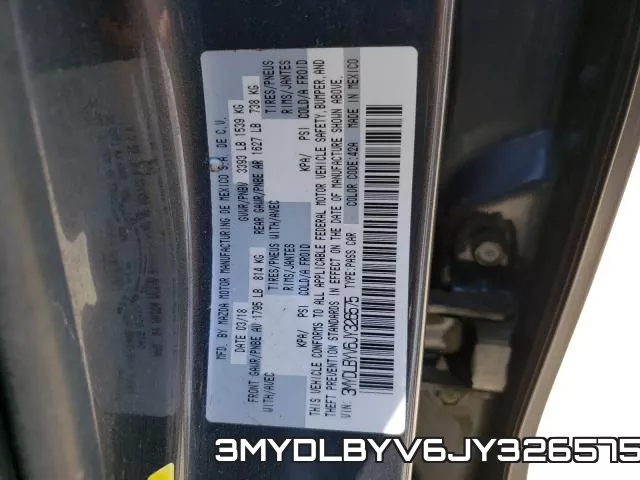 3MYDLBYV6JY326575
