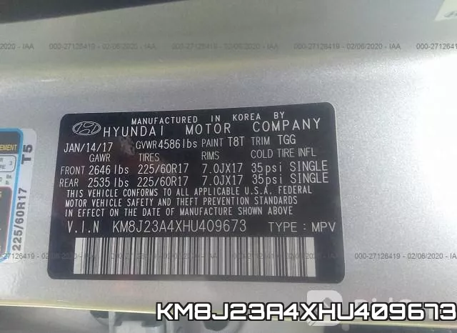 KM8J23A4XHU409673