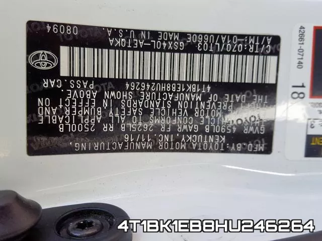 4T1BK1EB8HU246264