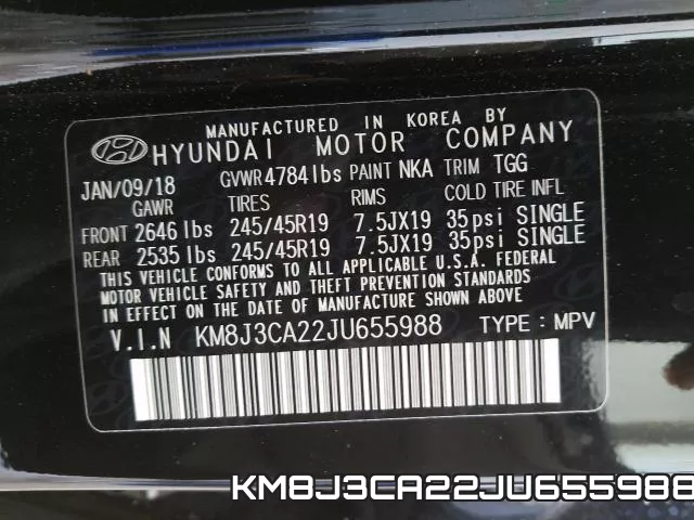 KM8J3CA22JU655988