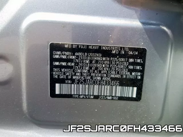 JF2SJARC0FH433466