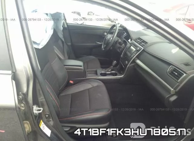 4T1BF1FK3HU780517