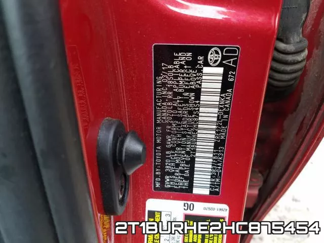 2T1BURHE2HC875454