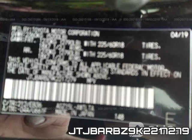 JTJBARBZ9K2217279