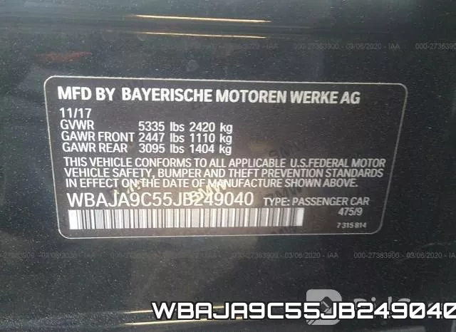WBAJA9C55JB249040