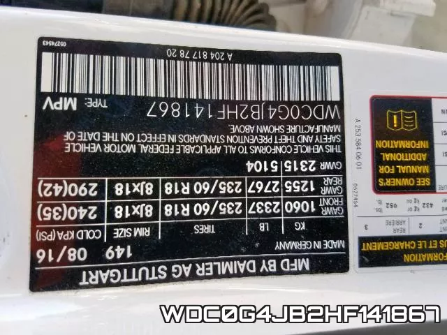 WDC0G4JB2HF141867