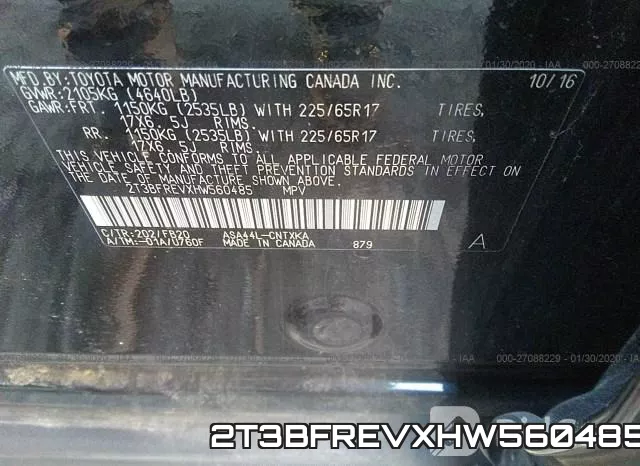 2T3BFREVXHW560485