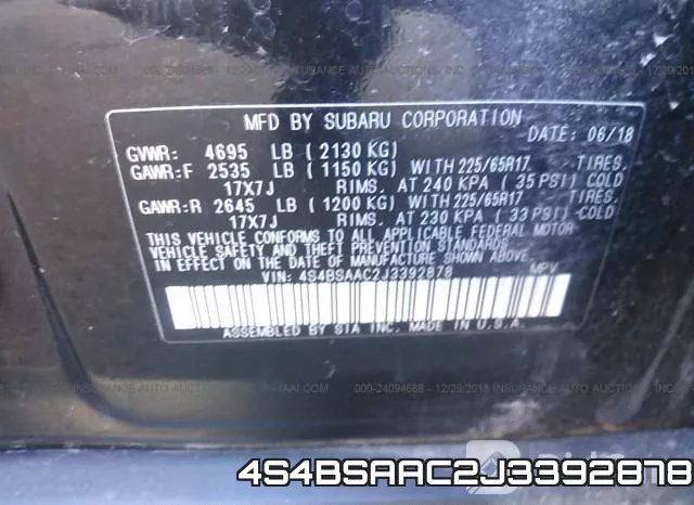 4S4BSAAC2J3392878