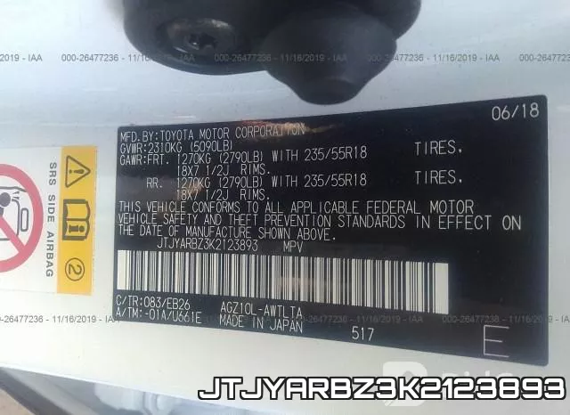 JTJYARBZ3K2123893