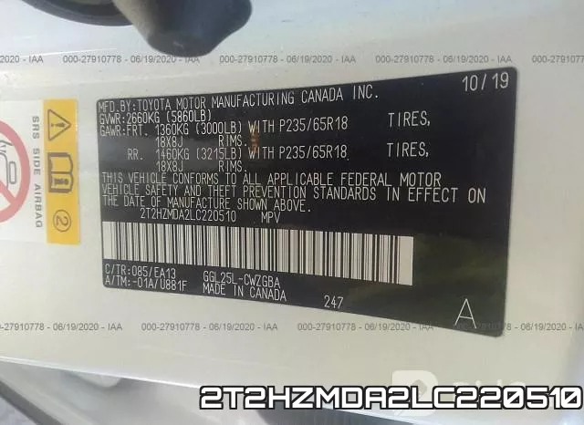 2T2HZMDA2LC220510