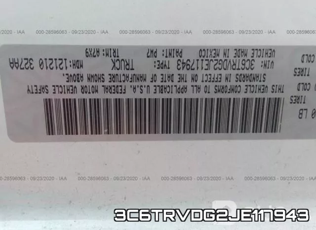 3C6TRVDG2JE117943