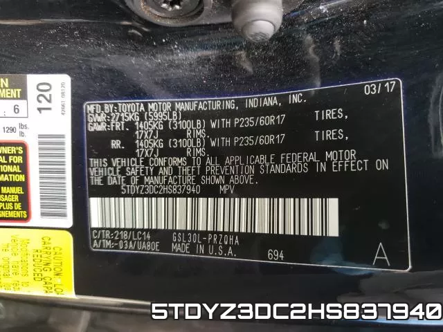 5TDYZ3DC2HS837940