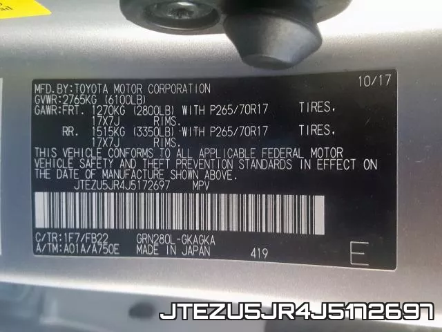 JTEZU5JR4J5172697