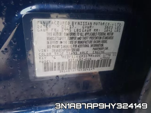 3N1AB7AP9HY324149