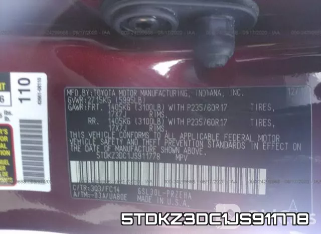 5TDKZ3DC1JS911778