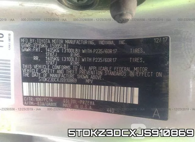 5TDKZ3DCXJS910869