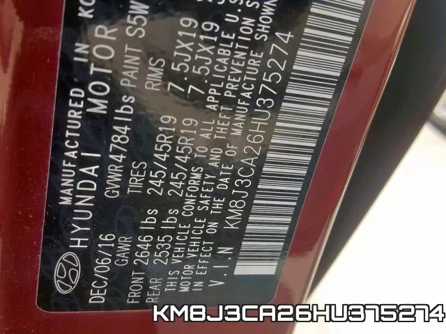 KM8J3CA26HU375274